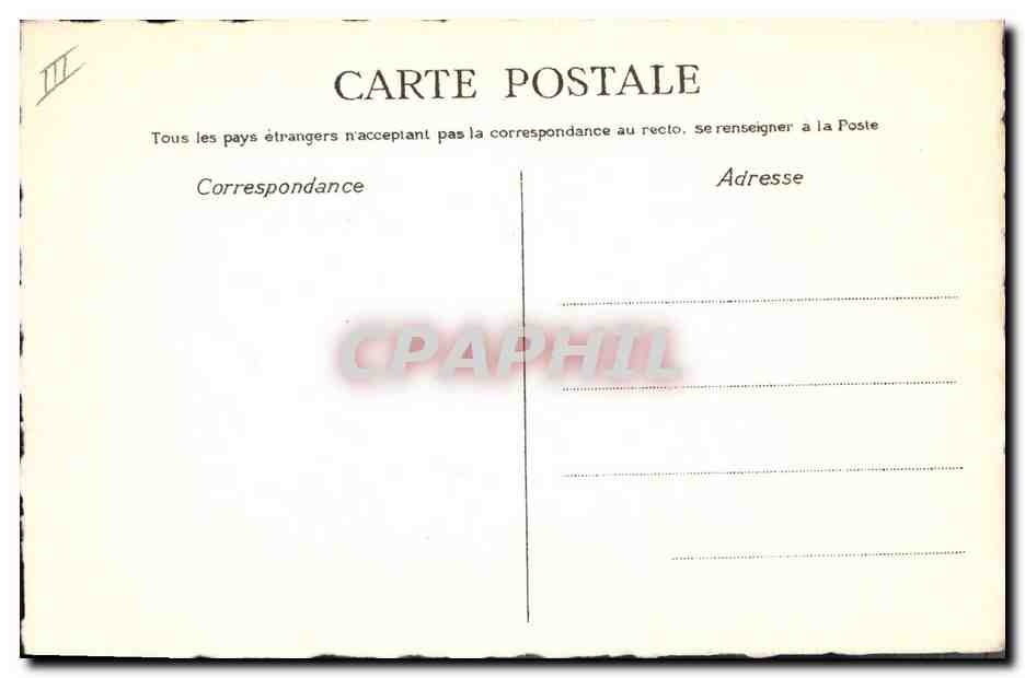 CPA (dessin la main) Chat Lune — Rückseite
