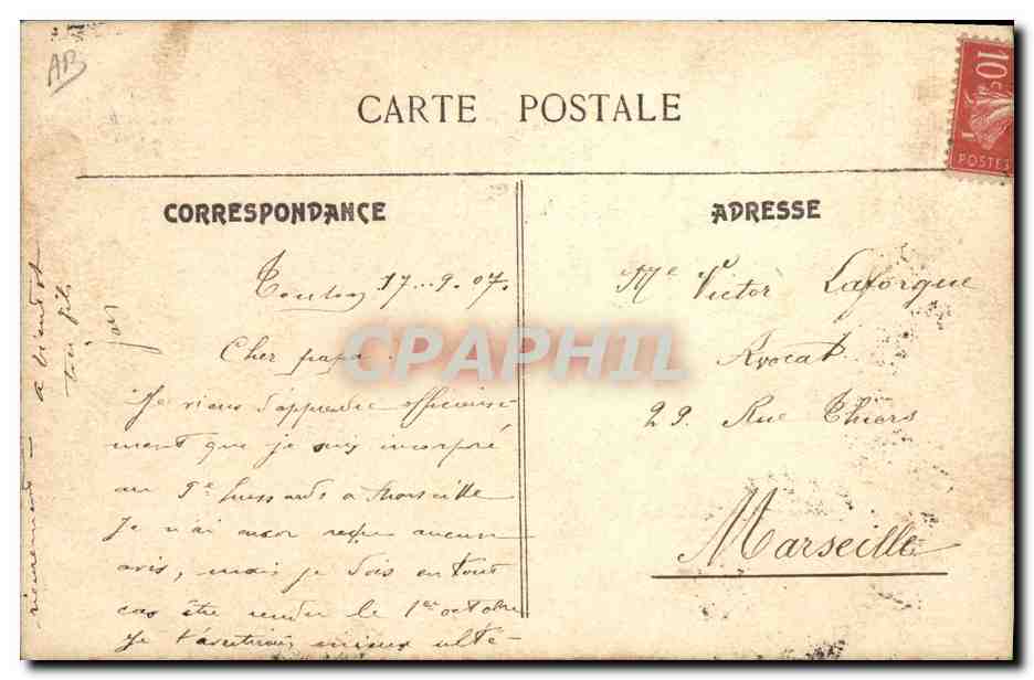 CPA (dessin la main) Homme Femme forte — Rückseite