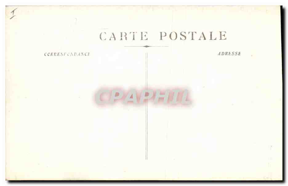 CPA Napoleon 1er Ajaccio Maison Chambre — Rückseite