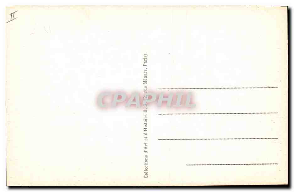 CPA Napoleon 1er 18 Brumaire — Verso