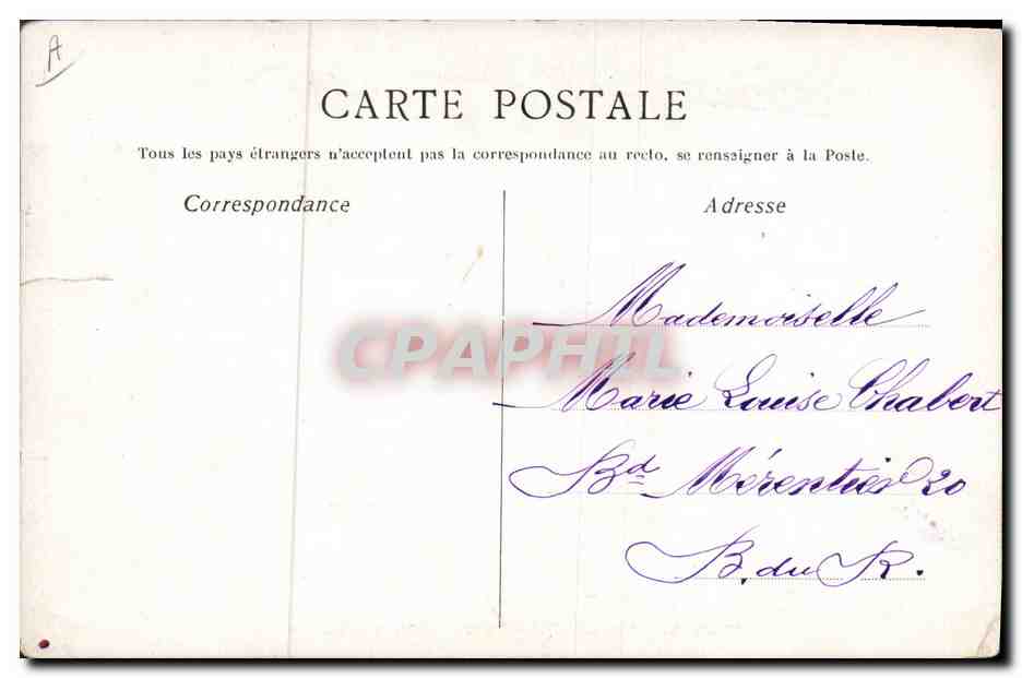 CPA Napoleon 1er Souvenir du centenaire du code Napoleon Aigle — Verso