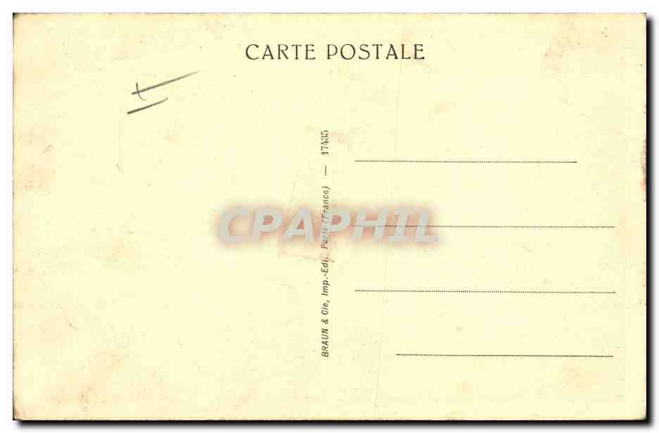 CPA Napoleon 1er Premier Consul — Rückseite