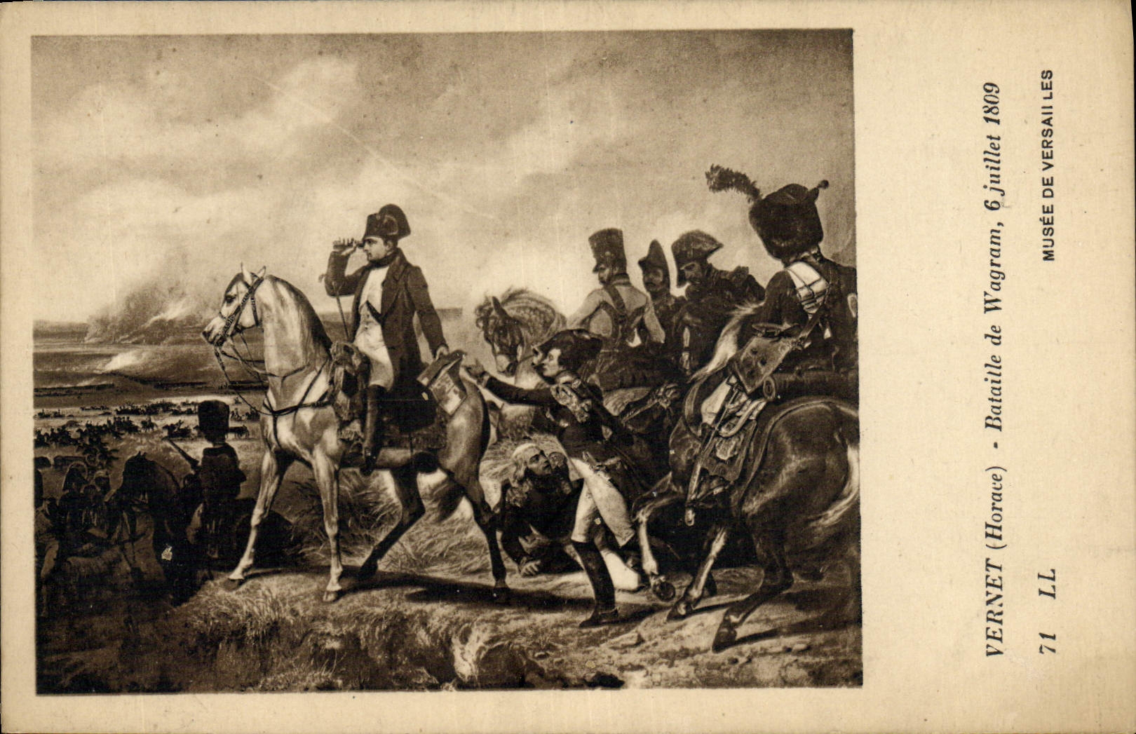 CPA Napoleon 1er Vernet Bataille de Wagram Musee de Versailles 