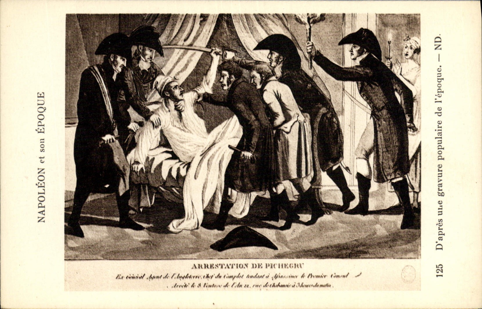 CPA Napoleon 1er Arrestation de Pichegru