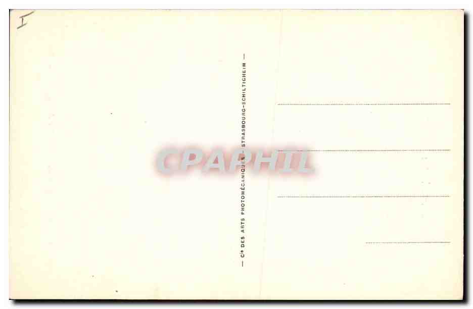 CPA Napoleon 1er Arrestation de Pichegru — Rückseite