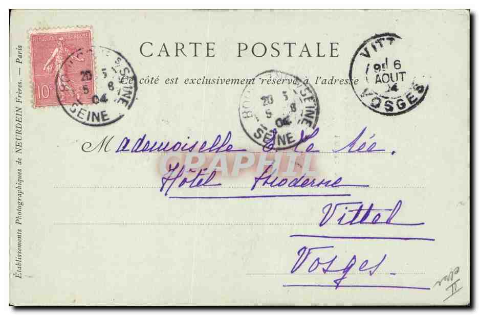 CPA louis XIV Roi de France — Rückseite