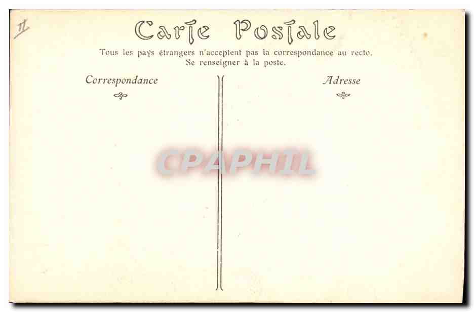 CPA Jean Aymon Cure Protestant — Rückseite
