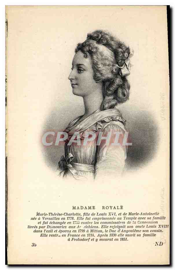 CPA Madame Royale