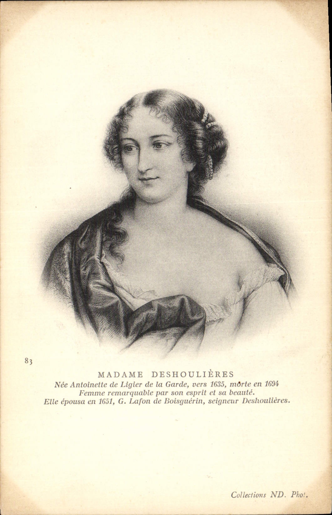 CPA Madame Deshoulieres