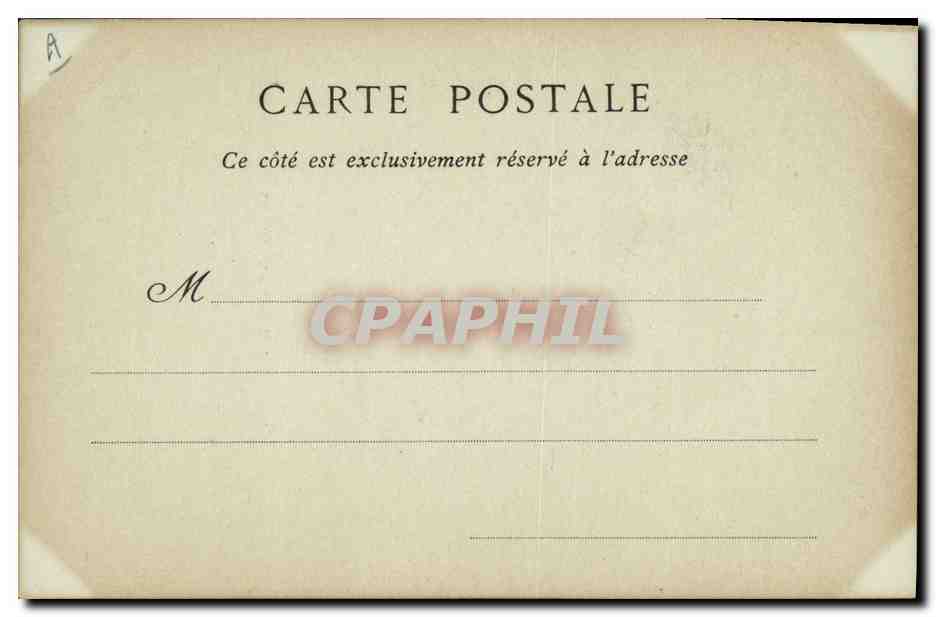 CPA Madame Deshoulieres — Rückseite