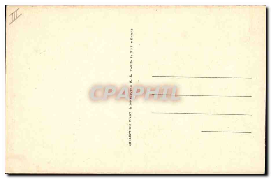 J.-J.-Régis de Cambacérès — Portrait gravé — Collection d'Art & d'Histoire E.S. Ménars — Verso