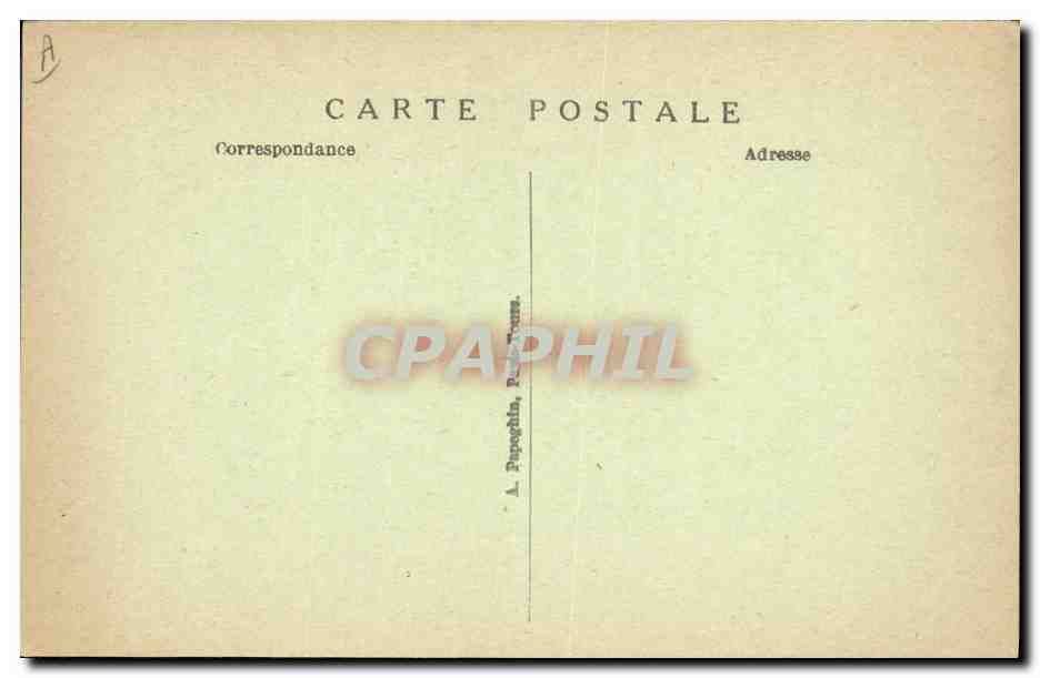 CPA Francois 1er Roi de France — Verso
