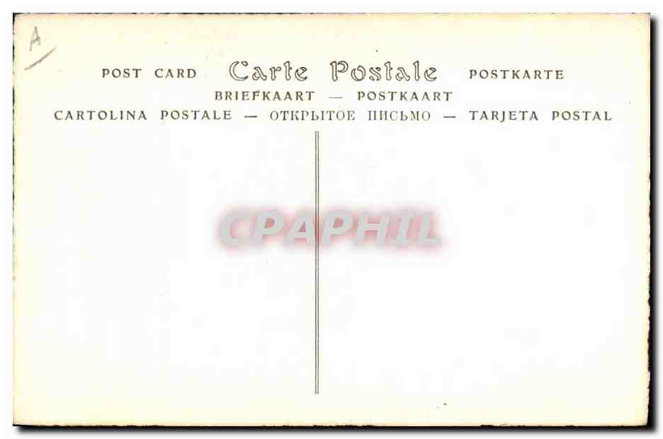 CPA Ary Scheffer Peintre — Verso