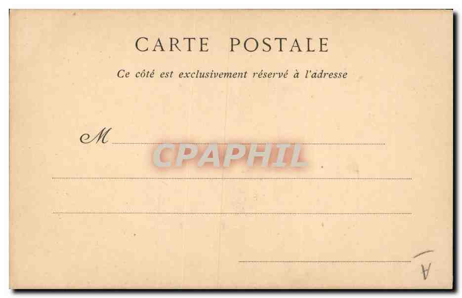 CPA Marie Leczinska Reine de France — Verso