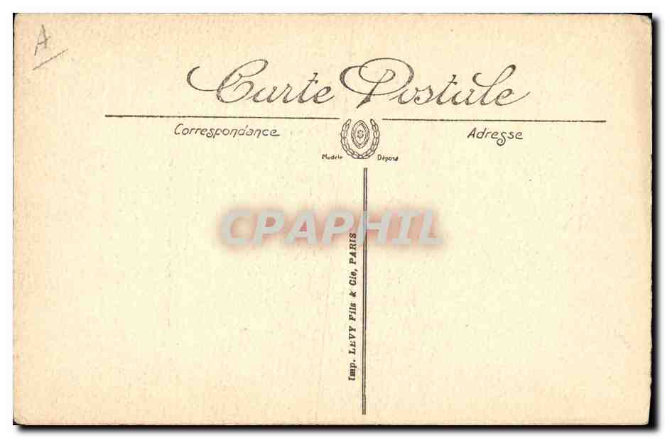 CPA Louis XI Roi de France — Verso