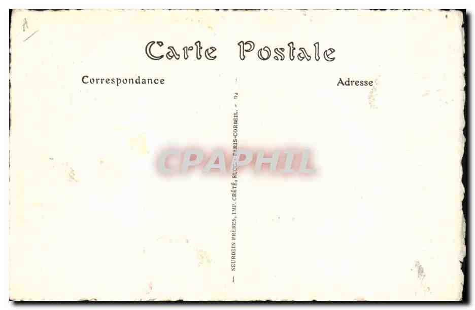 CPA Napoleon II Roi de Rome — Verso