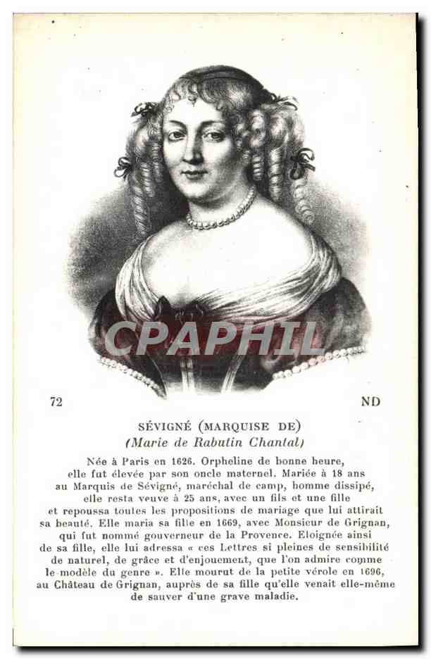 CPA Marquise de Sevigne