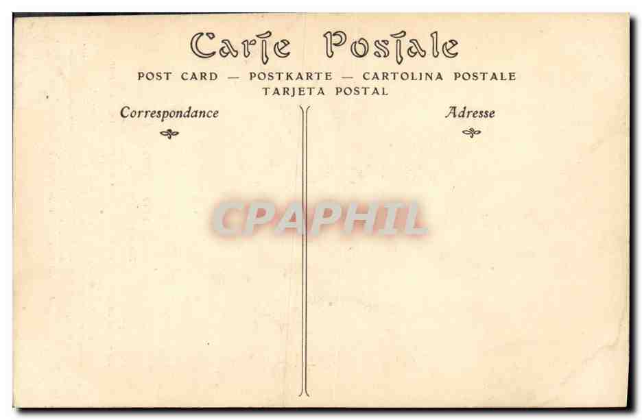 CPA Marie Antoinette d'Autriche — Verso