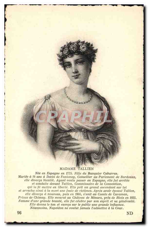 CPA Madame Tallien 