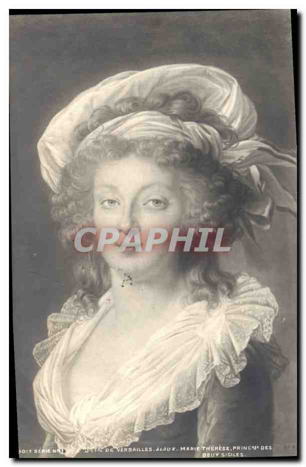 CPA Musee de Versailles Marie Therese Princesse des Deux siciles