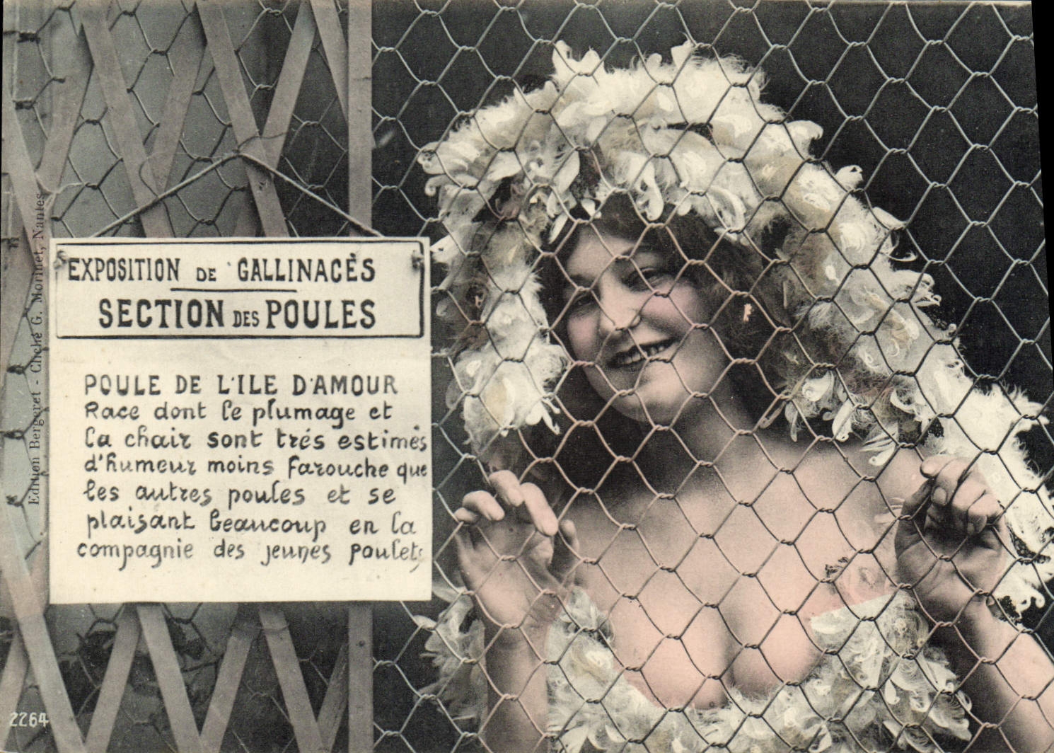 Exposition de Gallinacés — Section des Poules — Édition Bergévet, Nantes
