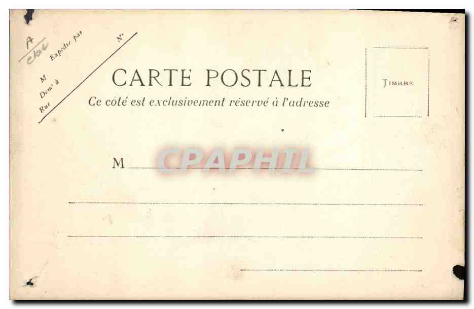 CPA Militaria Emile Loubet Goums se rendant a la revue Algerie Avril 1903 — Rückseite