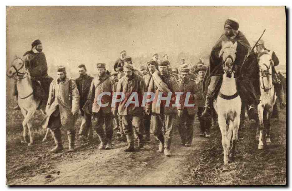 CPA Militaria Goumiers marocains