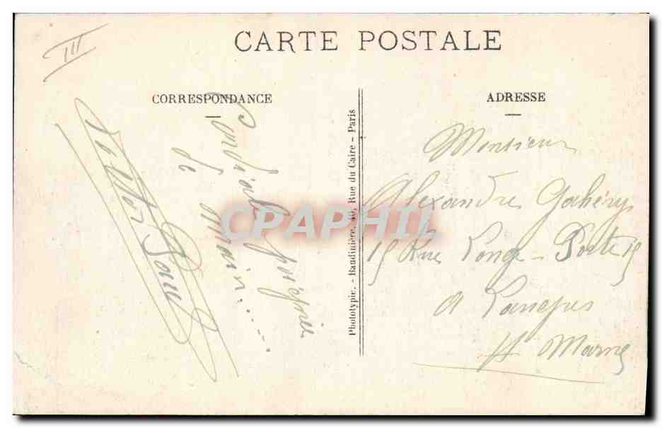Champagne — Rue de Souain — Spahis Marocains — Visé Paris 824 — Phot. Express — Reverso