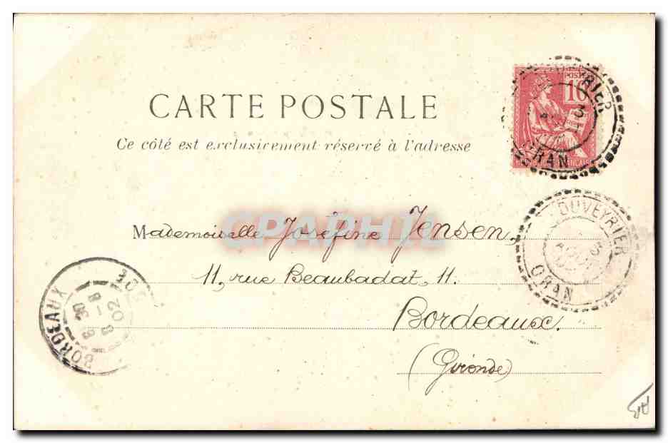 CPA Militaria Fantasia de Spahis — Rückseite