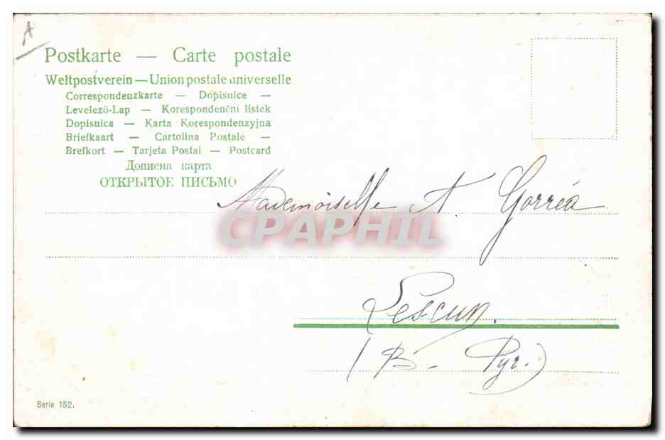 CPA Fantaisie Enfants Bebes  — Rückseite