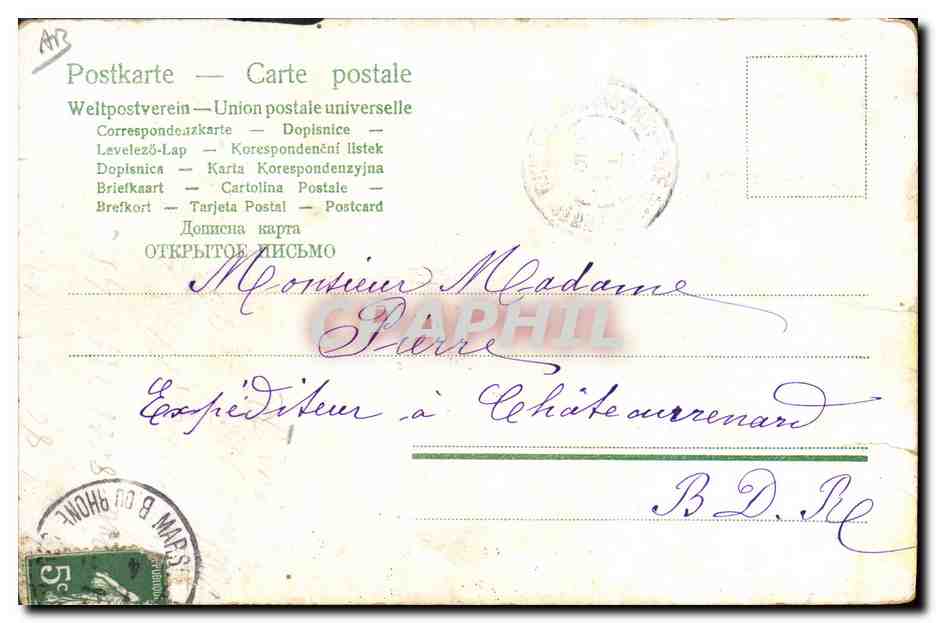 CPA Fantaisie Enfants Bebes  — Rückseite