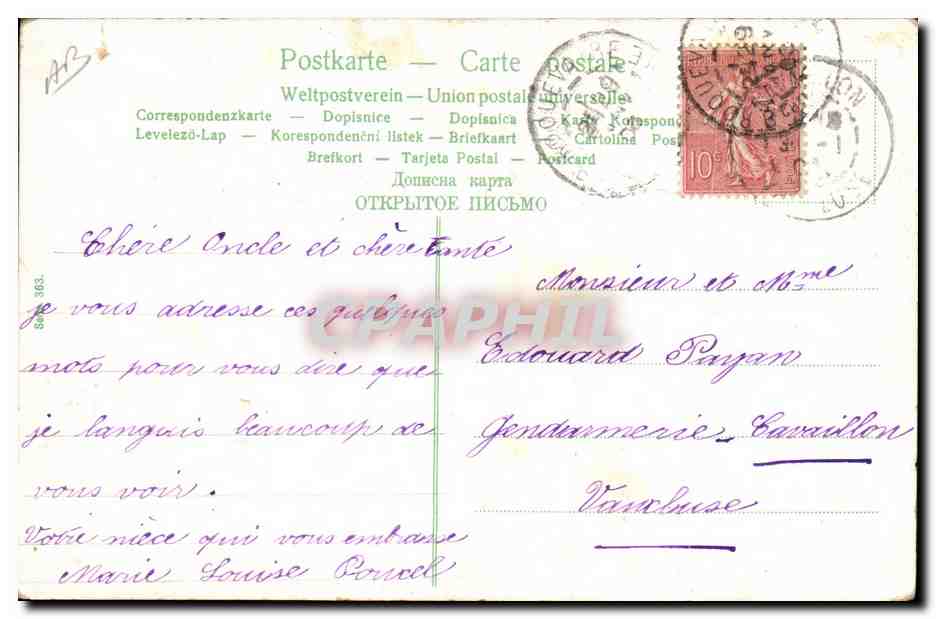 CPA Fantaisie Enfants Bebes Automobile — Rückseite