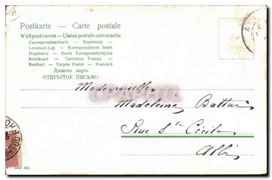 CPA Fantaisie Enfants Bebes  — Rückseite