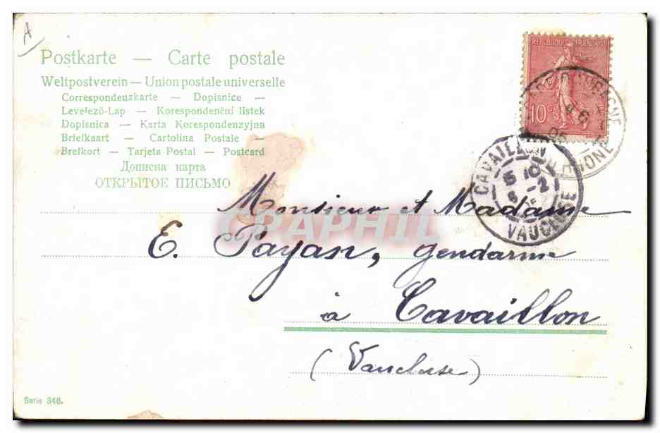 CPA Fantaisie Enfants Bebes  — Rückseite