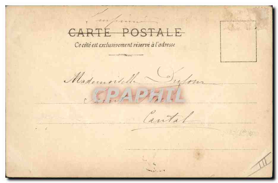 Frau Odette Dufour — Portrait von Zorelli — S.I.P. Serie Nr. 5, Reutlinger Paris — Rückseite