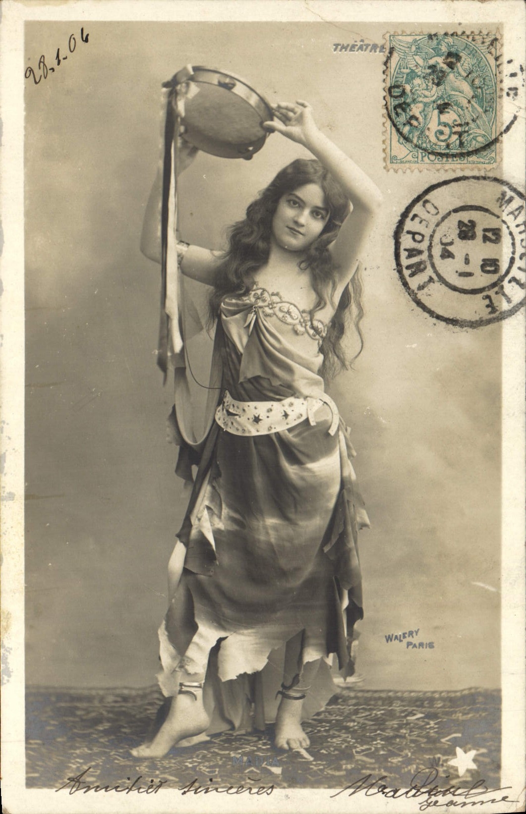 Oriental Dancer — Walery Theatre, Paris — publisher Walery, Paris
