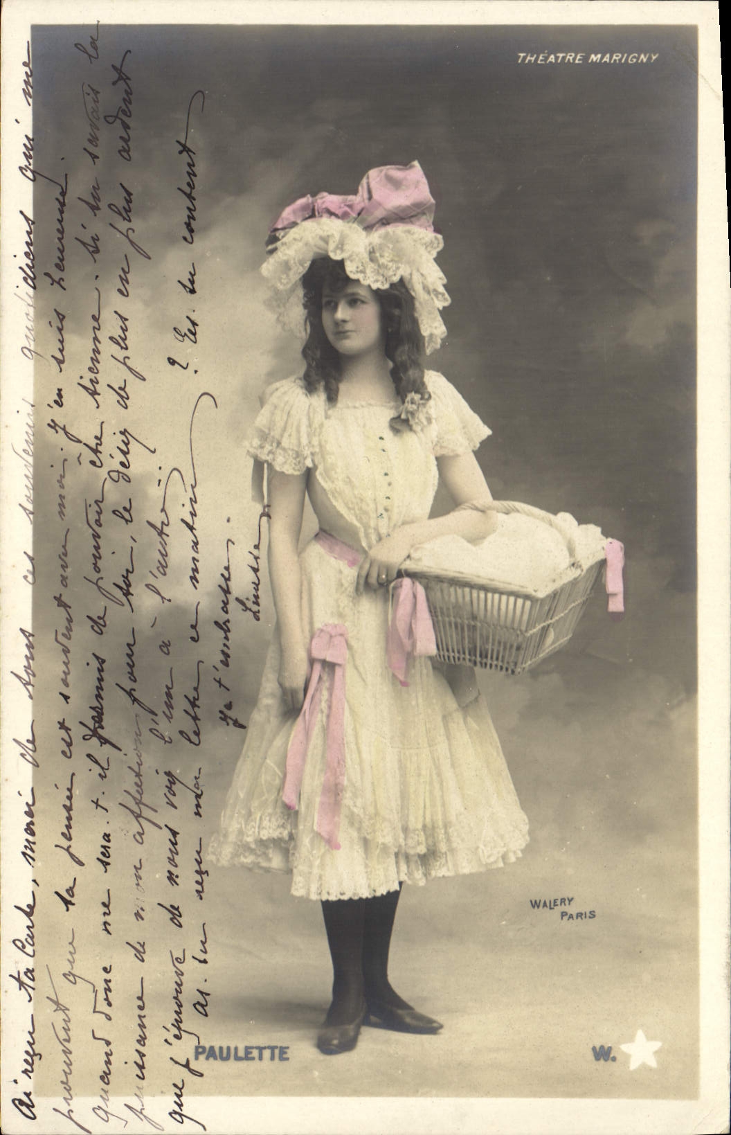 Paulette — Schauspielerin am Théâtre Marigny — Walery, Paris