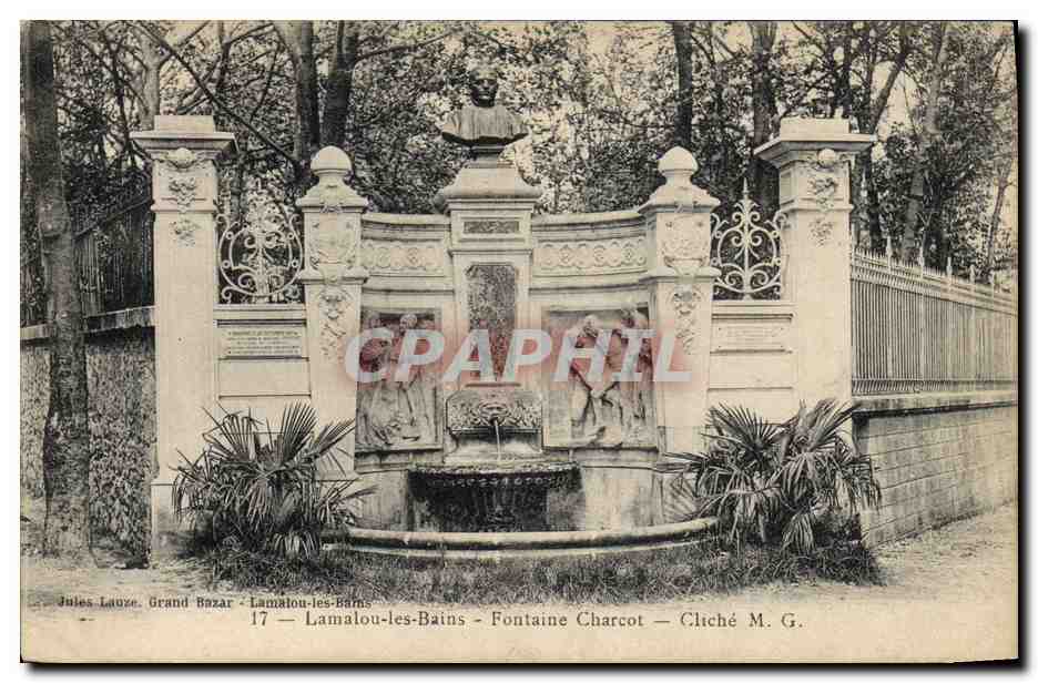 CPA Polaire Fontaine Charcot Lamalou les Bains