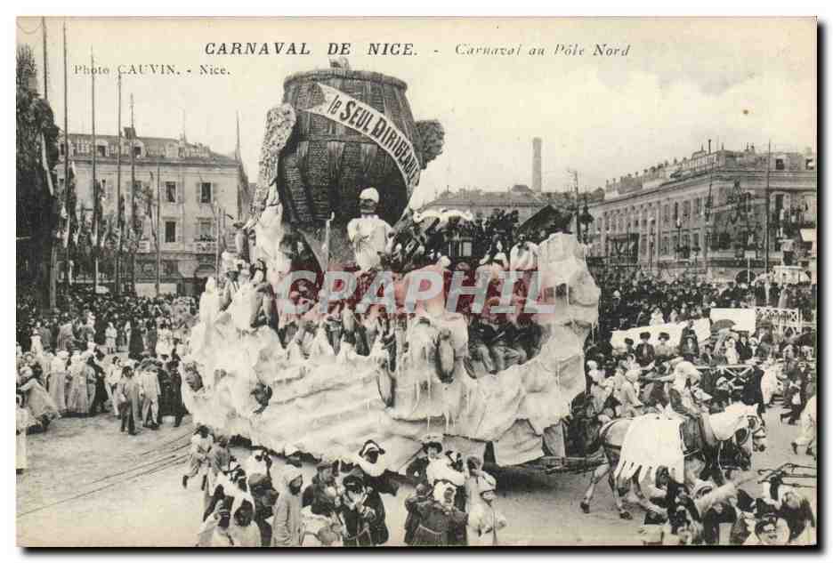 CPA Polaire Carnaval de Nice Carnaval au Pole NOrd 
