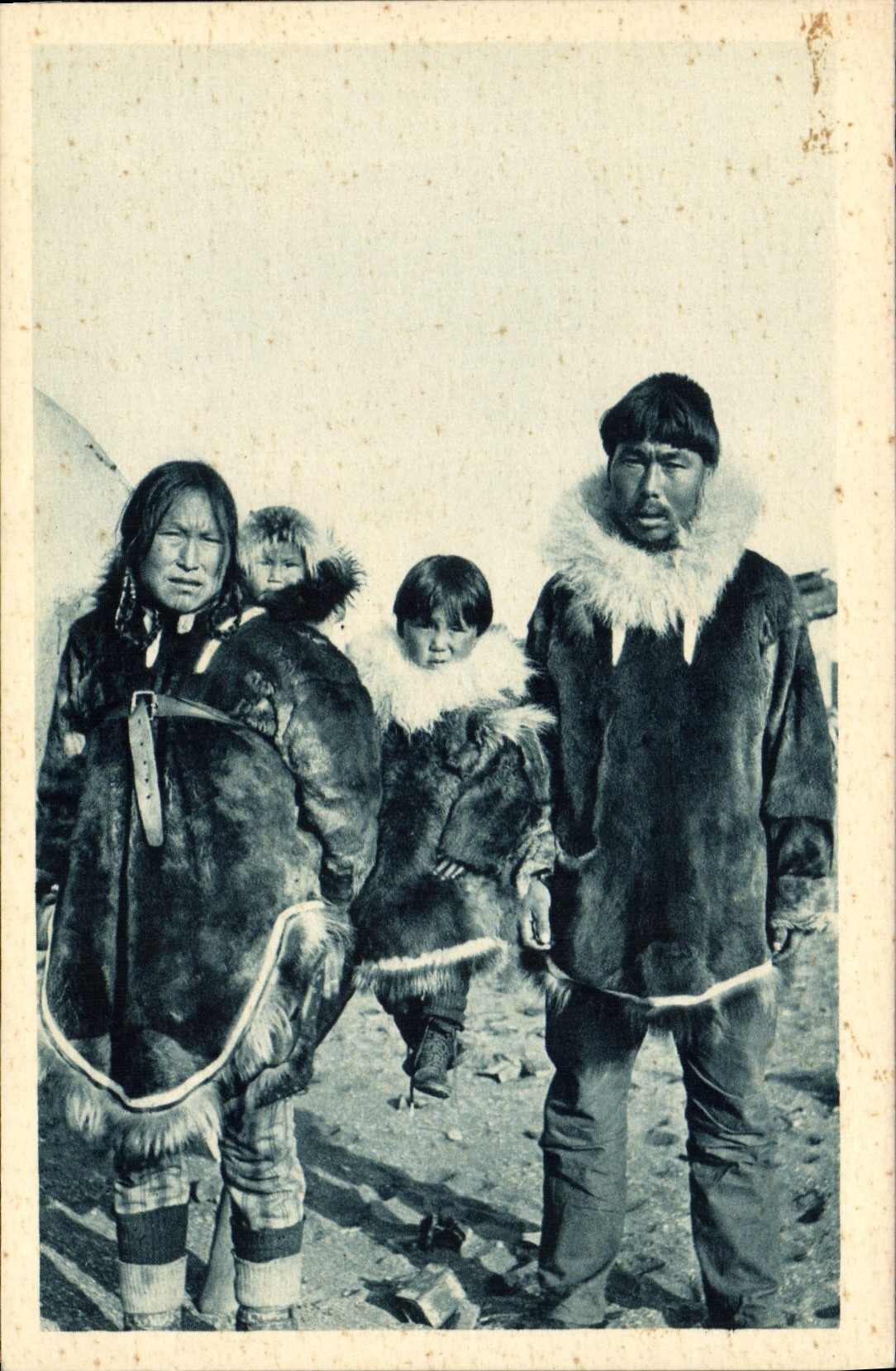 CPA Polaire Cercle arctique Alaska Ceux que la civilisation n'a pas desaxes