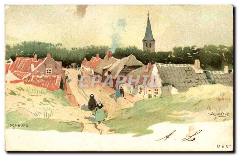 CPA Fantaisie Illustrateur Domburg