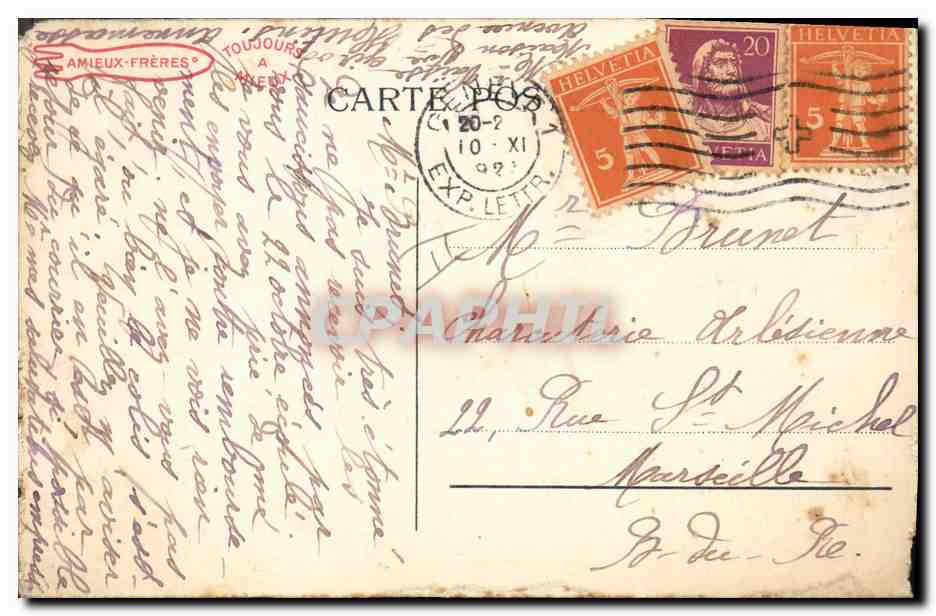 CPA Fantaisie Illustrateur Bateaux Marins — Rückseite