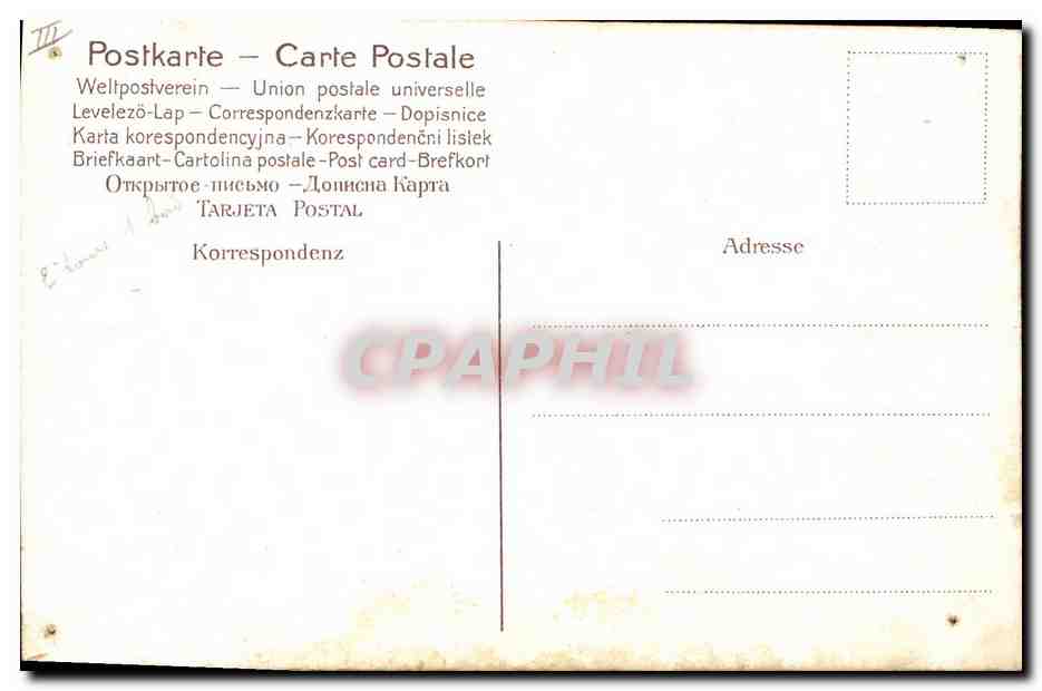 CPA Fantaisie Illustrateur Collins Femme — Rückseite