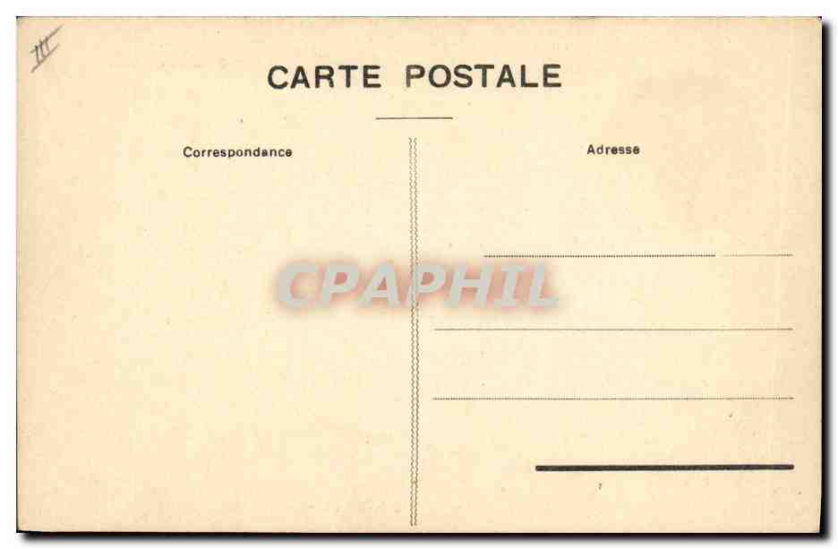 CPA Folklore Auvergne La bourree Croisement — Verso