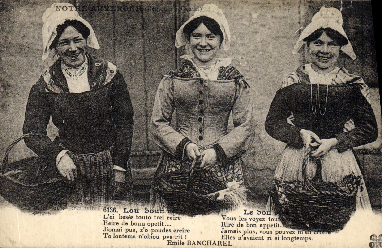 CPA Folklore Auvergne 