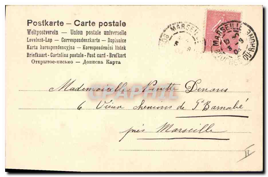 Paysage hivernal — montagnes enneigées — éditeur non identifié — Verso
