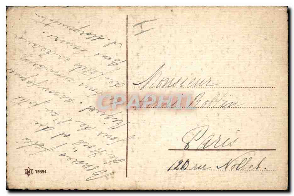 CPA Fantaisie Enfant  — Rückseite