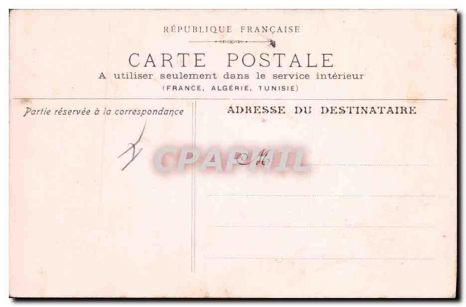Bouquet de violettes — 1er Avril — éditeur non visible — Verso
