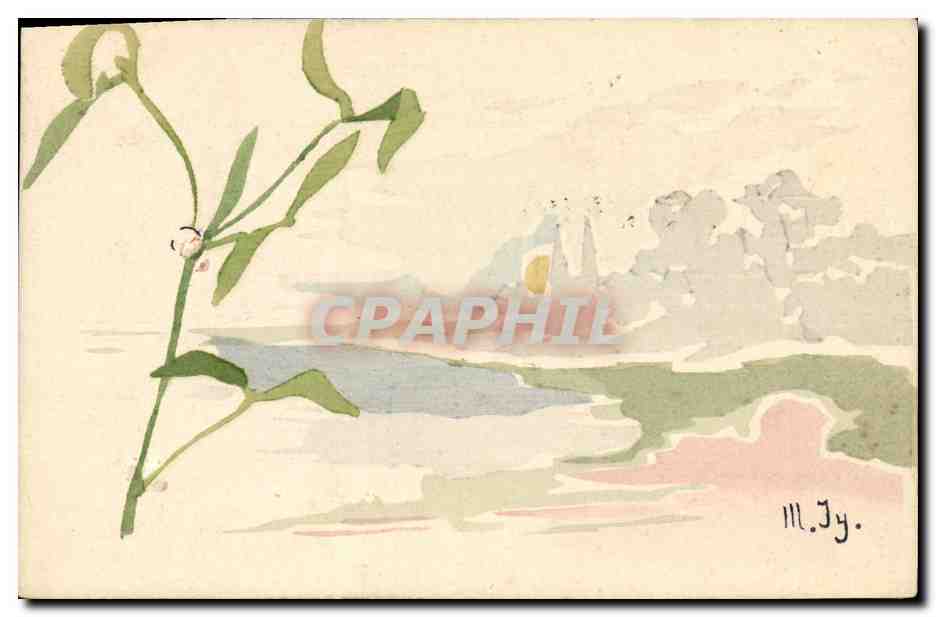 Wasserpflanze — Flusslandschaft — M.Jy.