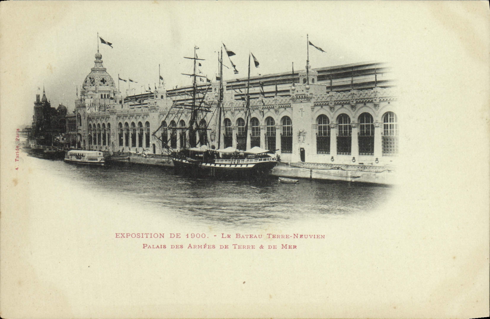 Palais des Armées de Terre & de Mer — Exposition de 1900 — Le Bateau Terre-Neuvien — A. Terlida, Paris